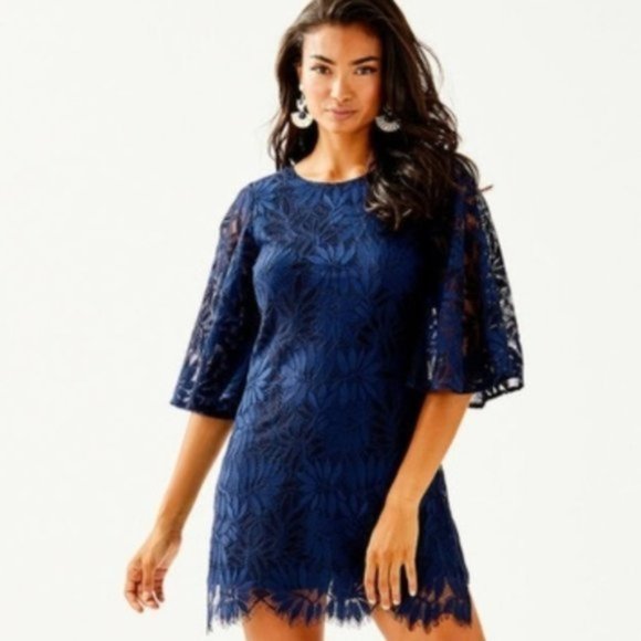 Lilly Pulitzer Pants - Lilly Pulitzer Navy jackelin romper fern gallery